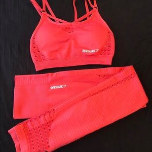 Gymshark XS Energy Seamless Set - Red
